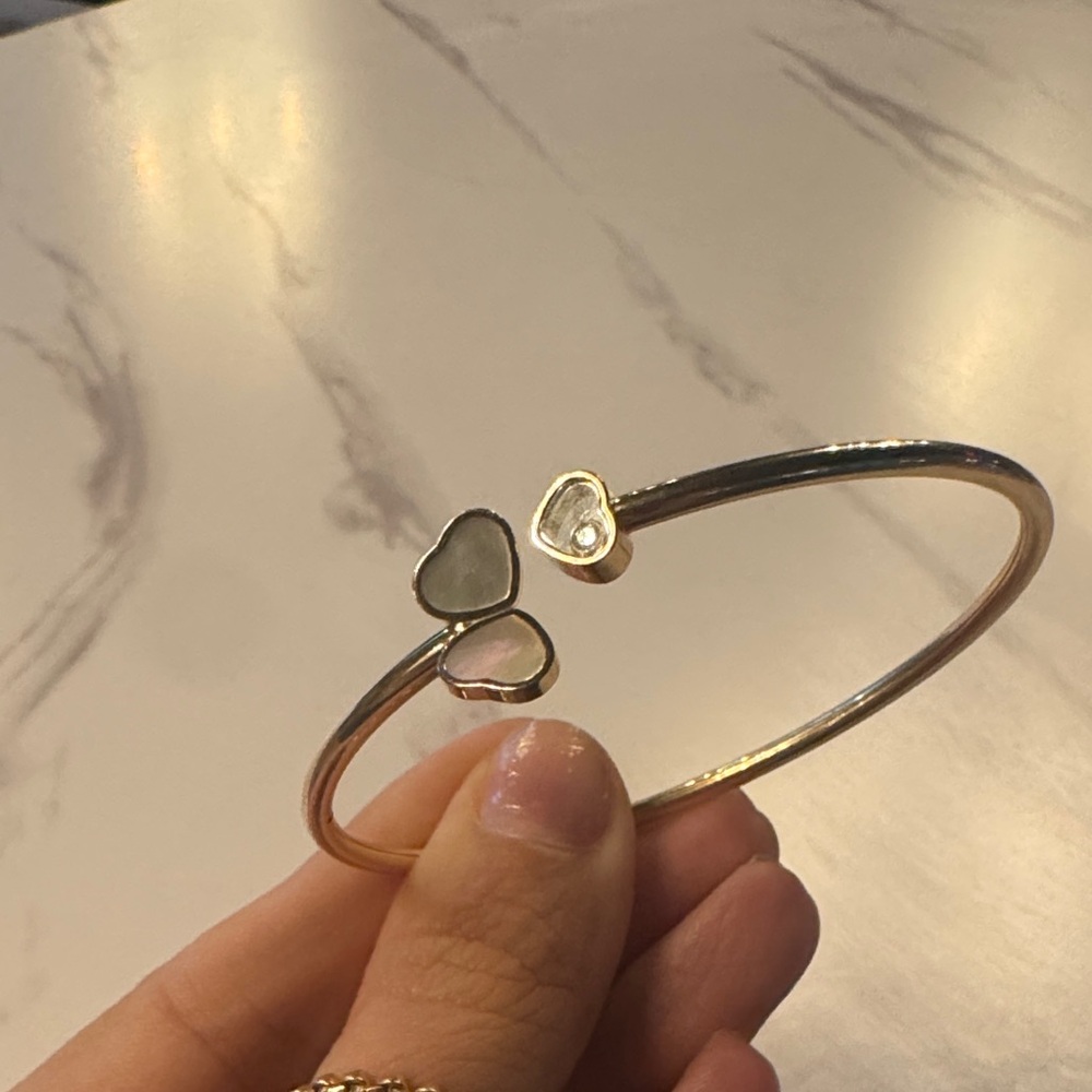 Chopard rose  Gold Heart Bracelet